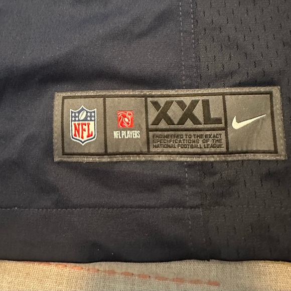 Ezekiel Elliott Dallas Cowboys On Field Mens XXL Nike Game Blue Jersey - Picture 4 of 7